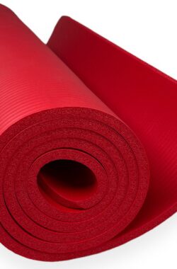 padisport – Yoga mat extra dik – Rood – yoga mat anti slip – yoga matje – yoga mat dik – sport mat – sport matje fitness