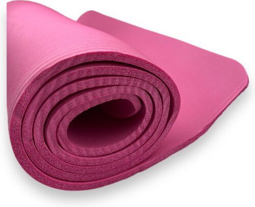 padisport - Yoga mat extra dik - roze - yoga mat anti slip - yoga matje - yoga mat dik - sport mat - sport matje fitness