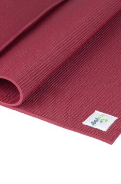 Ecoyogi Classic PVC Yogamat XL Rood – Extra Lang (200×61 cm) – 6 mm Dikte voor Optimale Demping – Comfortabel & Slijtvast – Inclusief Draagriem – Ideaal voor Beginners – Extra Dikke Yoga Mat – Geschikt als Sport mat, Fitness mat en Pilates mat
