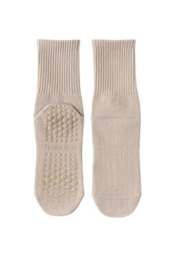 Glam and Go – Pilates Sokken – Grip Sokken – Yoga Sokken – Beige