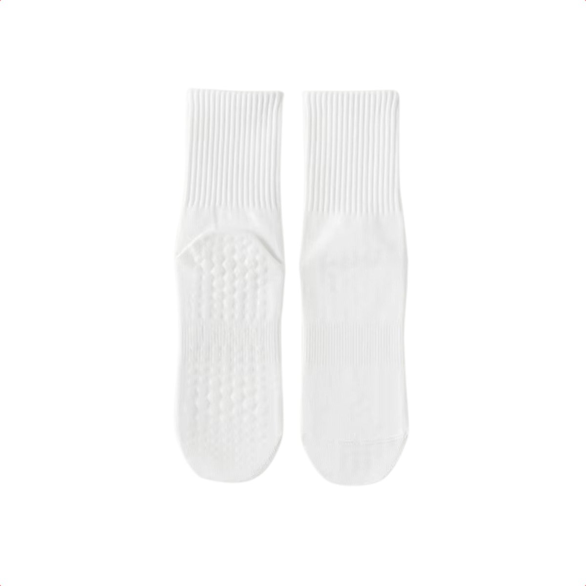 Glam and Go - Pilates Sokken - Grip Sokken - Yoga Sokken - Wit