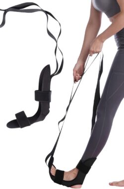 Ligament stretchband – beenstretcher voor flexibiliteit en revalidatie – 1 stuk – blauw – polypropyleen