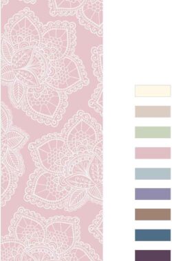Love Generation ● Design Yoga Mat ● Fitness Mat ● Lotus Print ● Roze