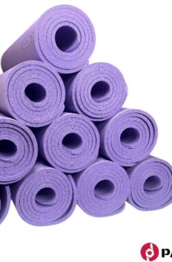 Padisport Yoga Mat Paars 10x – Yoga Mat Extra Dik – Pilates Mat – Dikke Yogamat – Yoga Mat Anti Slip