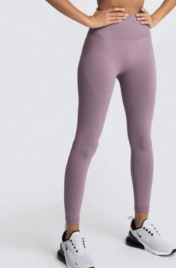 SOFT GYM LEGGING – Maat S – Mauve – Lichtroze – Sportlegging – Sportoutfit – Gymlegging – Fitness legging – Gymoutfit – Yoga legging