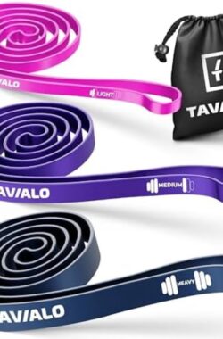 Selbro ® Elastische weerstandsbanden set voor fitness, yoga en training – 3 verschillende weerstandsniveaus