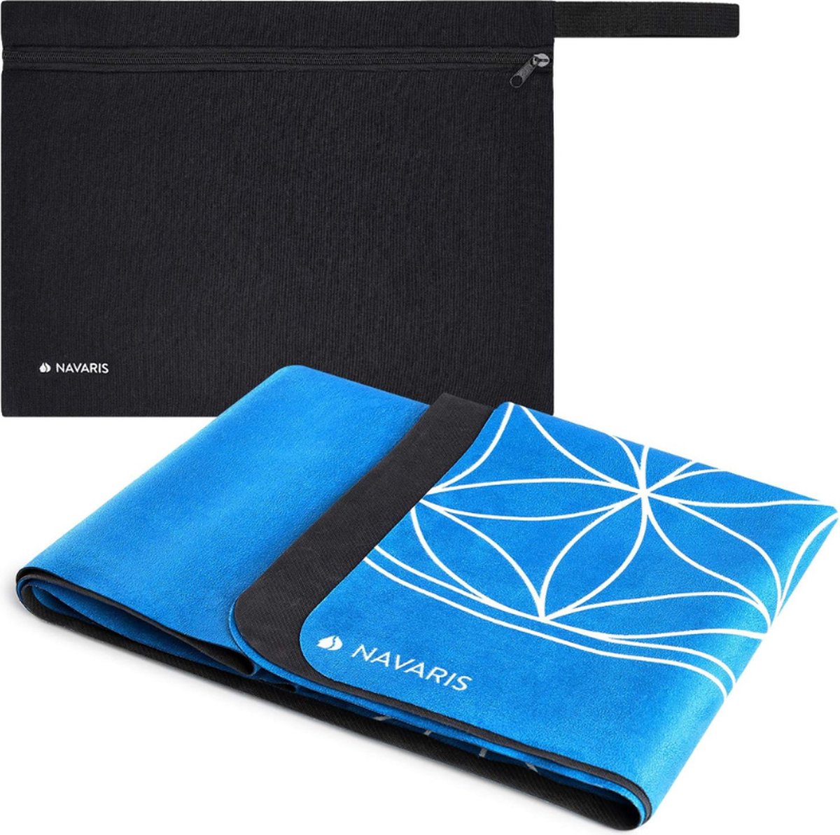 Yoga Mat - "TravelFlex Yogamat: Draagbare 1,5 mm Dikke Mat voor Yoga en Fitness - Antislip, Opvouwbaar Ontwerp met Handige Draagtas - Perfect voor Yoga, Pilates en Training onderweg"