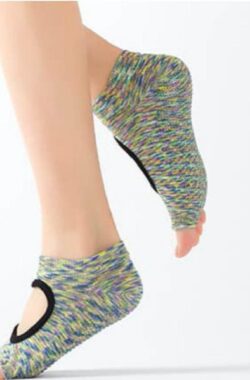 Yogasokken & Pilatessokken – Antislip sokken * ‘Ballerina’ – groen patroon – meerdere kleuren verkrijgbaar – Pilateswinkel * Yoga sokken * Pilates sokken