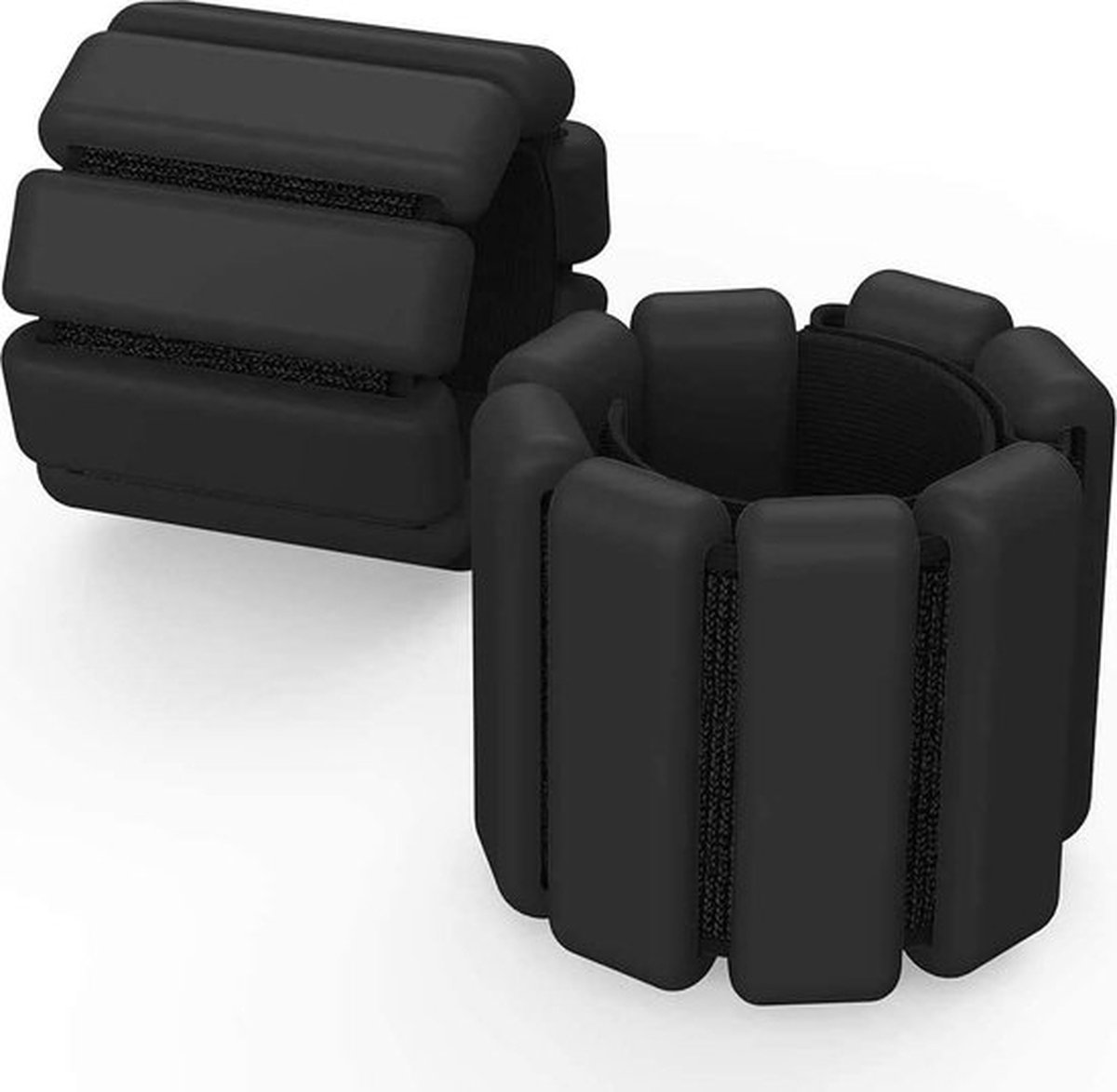 2 stuks polsgewichten enkelgewichten set gewichtsmanchetten voor voet of pols tijdens het bewegen lopen, joggen, yoga, aerobics, pilates, gewicht fitnessarmband (14-23 cm)