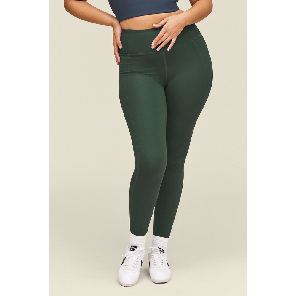 Girlfriend Collective Compressive High-Rise Yoga Legging - Moss