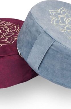 Goodivery ® Meditatiekussen van Boekweit met Comfortabele Hoogte en Natuurlijke Katoenen Bekleding