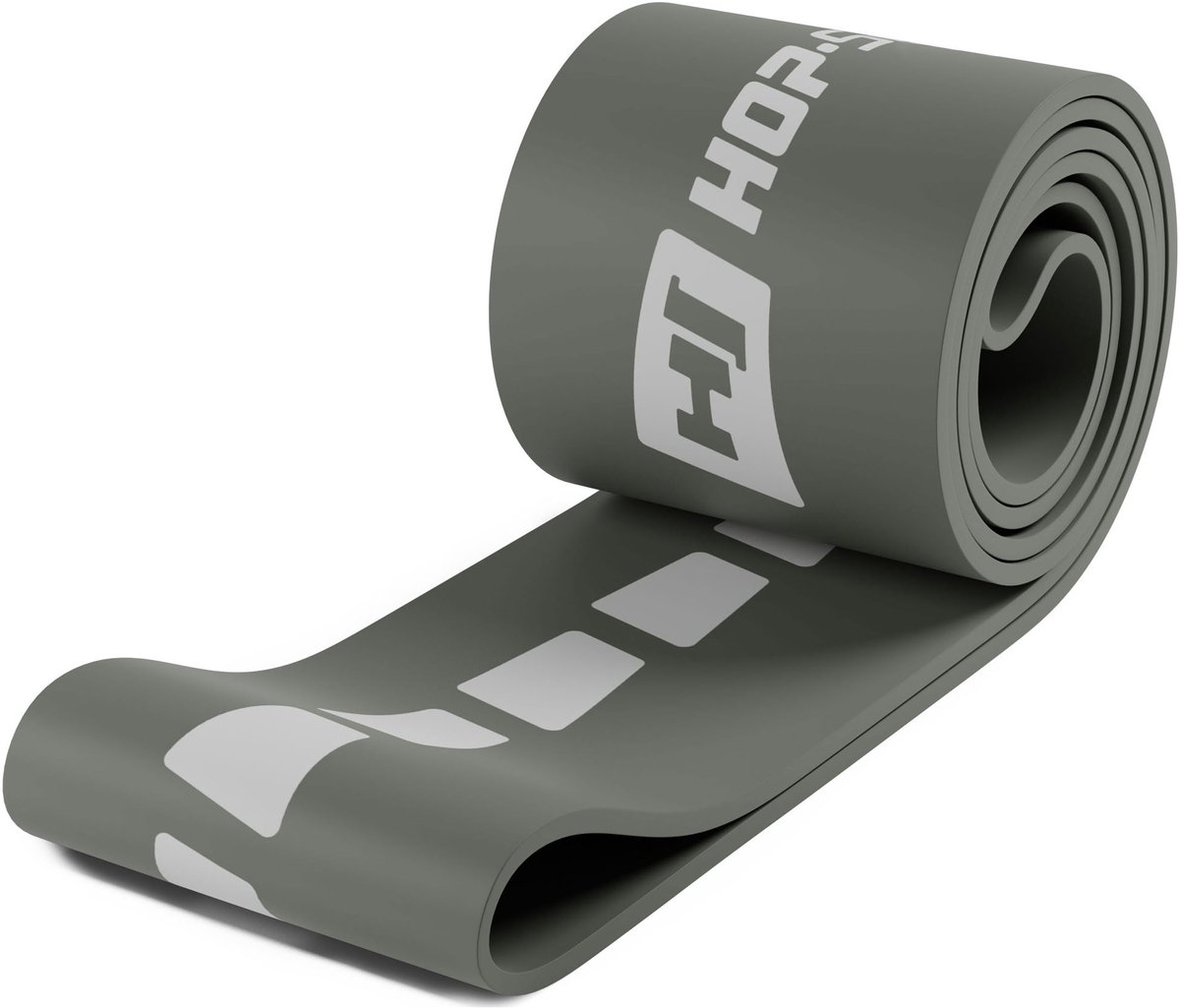 Hop-Sport Grijze Latex Fitnessband - Weerstandsband met Extra Hoge Weerstand van 55 tot 137 kg - Duurzame Trainingsband voor Krachttraining, Spieropbouw, Crossfit, Calisthenics en Fysiotherapie
