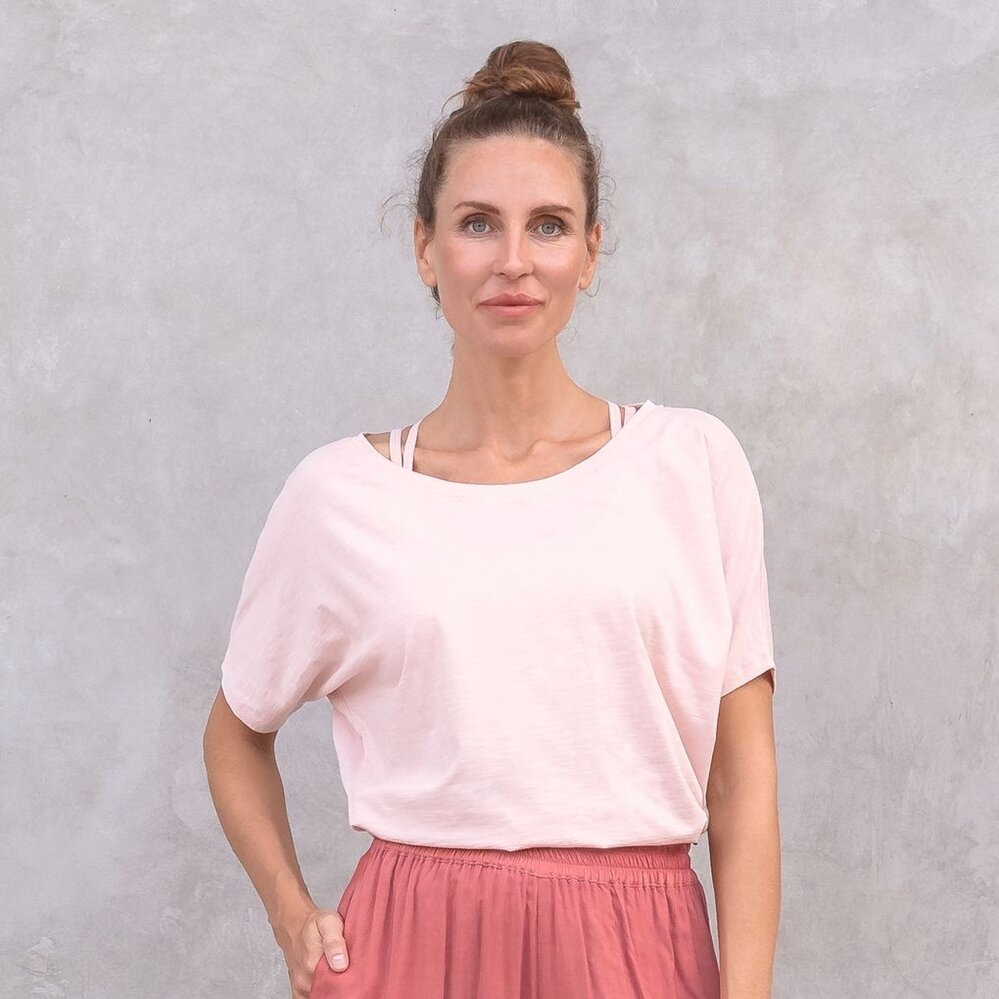 Jaya Maria Losse Yoga Top - Cherryblossom