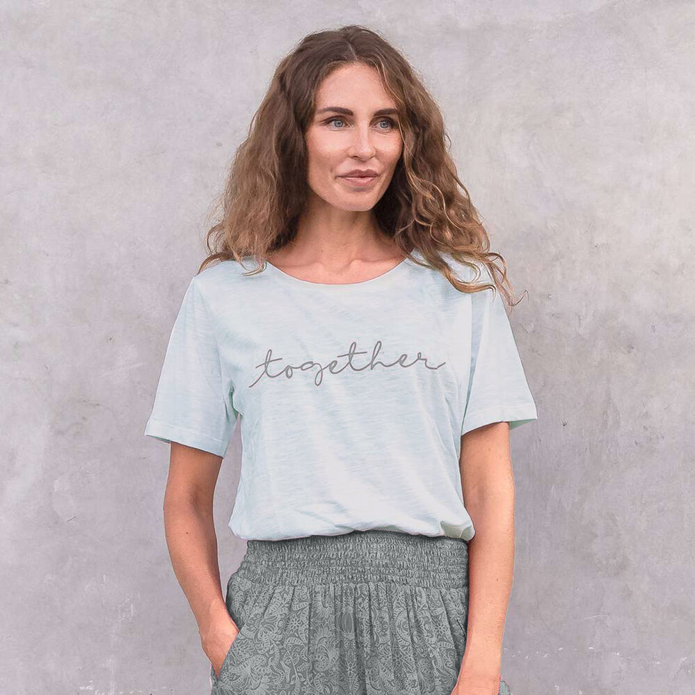 Jaya Yoga Shirt Together - Duskblue