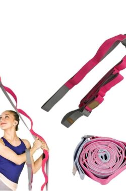 NORDIVAR® – Verstelbare Yoga Riem voor Beenstrektraining, Ballet en Vechtsporten met Deurhaak-