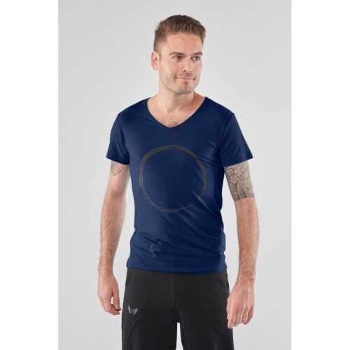 Renegade Guru Moksha Zen V-hals Yoga Tee - Midnight