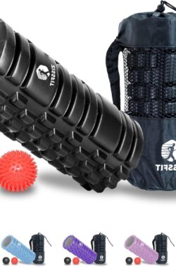 Rugrol met massageballen en roller – voor rugpijn, spieren en diepe weefseloefeningen