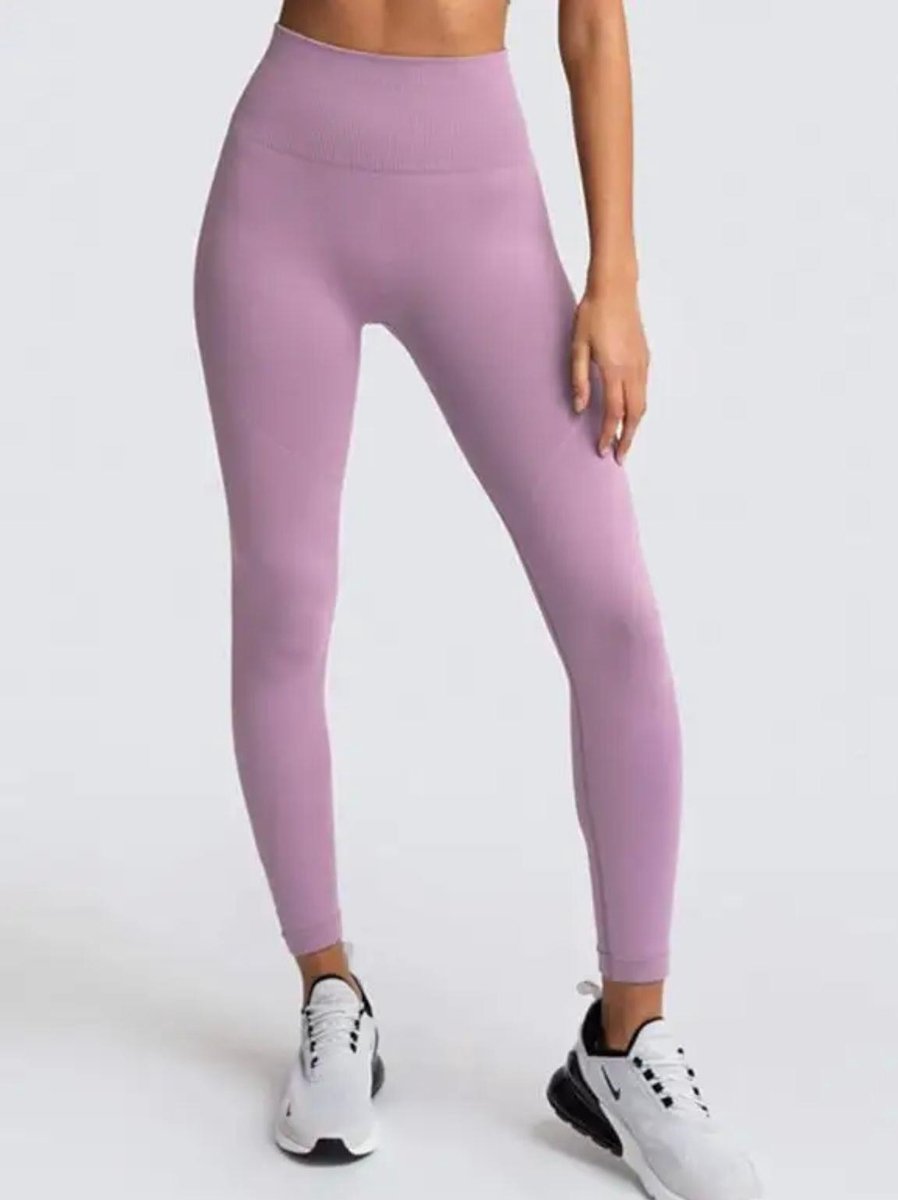 SOFT GYM LEGGING - Maat M - Lichtroze - Sportlegging - Sportoutfit - Gymlegging - Gymoutfit - Yoga legging - Fitness legging