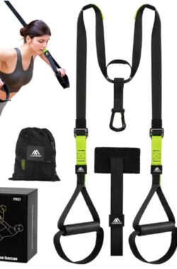 Sling-Trainerset Voor Thuisfitness – Verstelbare Ophangingstrainer Met Deuranker – Suspension Trainer Systeem Voor Binnen En Buiten – Professionele Fitness Riemen Voor Full Body Workout