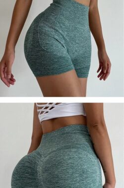 Soprt korte broek Dames – De beste shaping Korte broek die je billen liften- korte broek dames zomer – Korte Legging – Sportkleding dames – Tiktok korte broek – Yoga Korte broek – Billen Lifting Korte broek – Groen / Maat L/ XL