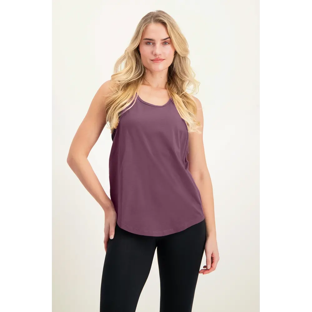Urban Goddess Maya Loose Yoga Top - Mauve