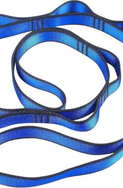 Verlengband verstelbare nylon klimring met 8 lussen – luchtyoga gym pilates oefenband. .