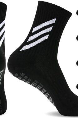 Voetbalsokken – 4 paar 38-45 voor heren en dames – antislip grip – voetbal sportsokken – voetbal basketbal rugby yoga wandelen hardlopen gripsokken voetbal