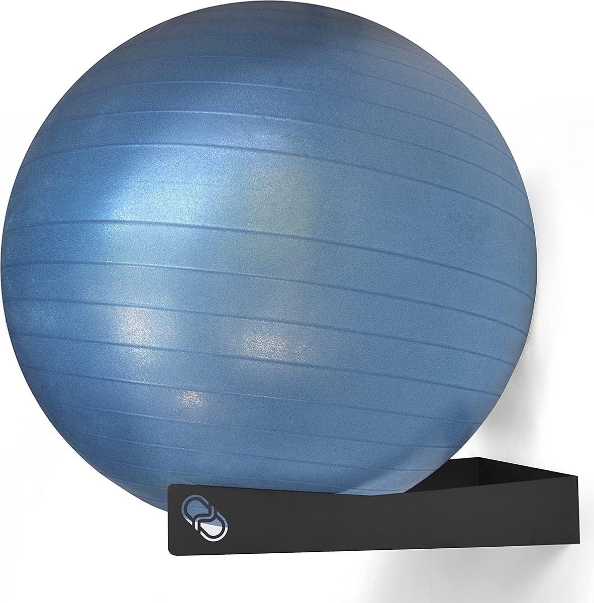 Wandhouder voor pilatesbal, yoga, fitness, balans en bal voor zwangere vrouwen, 100% koolstofstaal