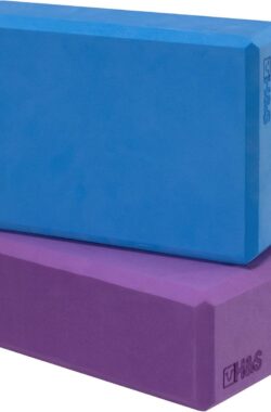 Yoga blokken set van 2 – EVA foam voor yoga en pilates – Antislip yogablokken voor stabiliteit