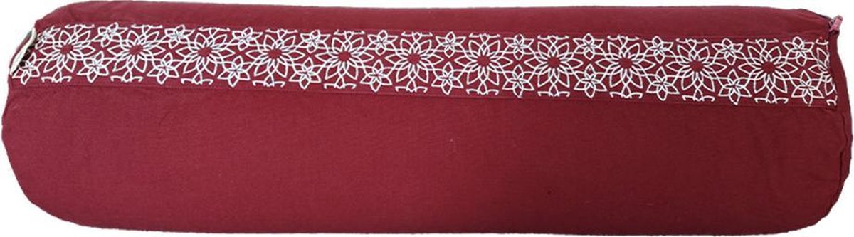 Yoga bolster Samarali - 100% katoen - 20x60 cm - 3.5KG - 2 covers (buiten & binnen) - GOTS gecertificeerd
