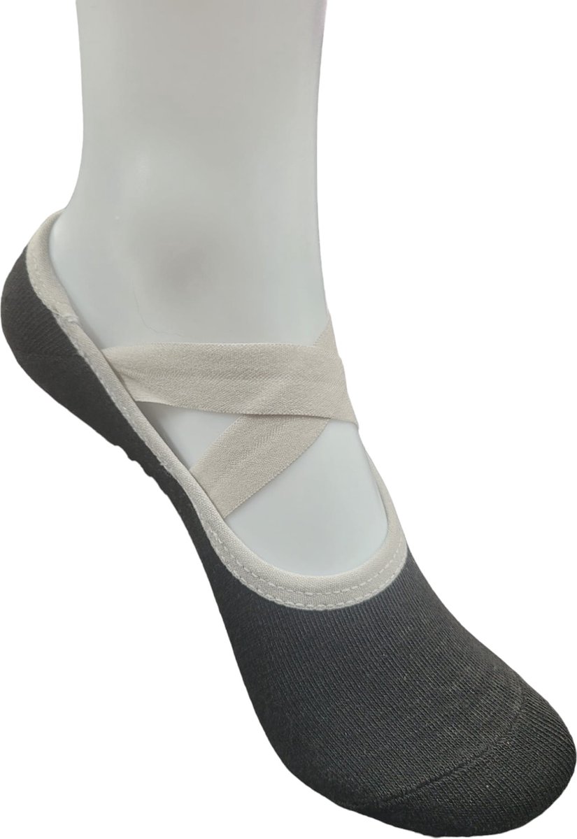 Yoga sokken antislip dames - Pilates sokken - yoga kleding dames - zwart - oDaani