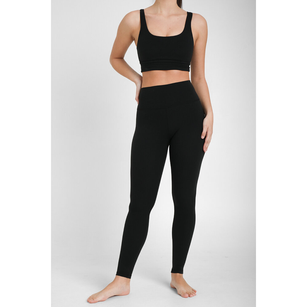 Zencore Zachte High-Waist Yoga Leggings - Black
