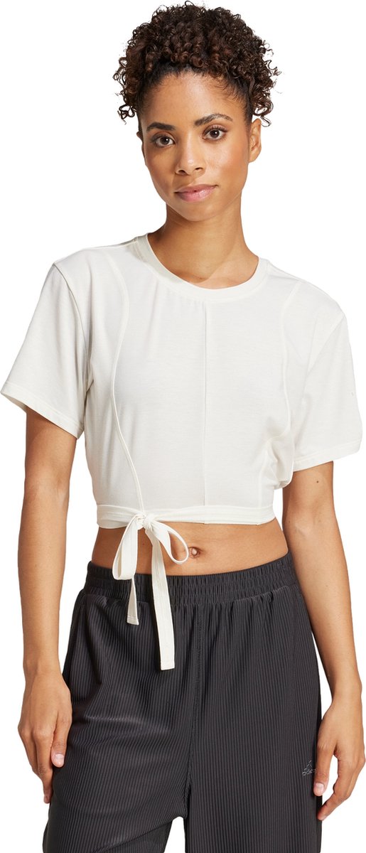 adidas Performance Yoga T-shirt - Dames - Wit- S